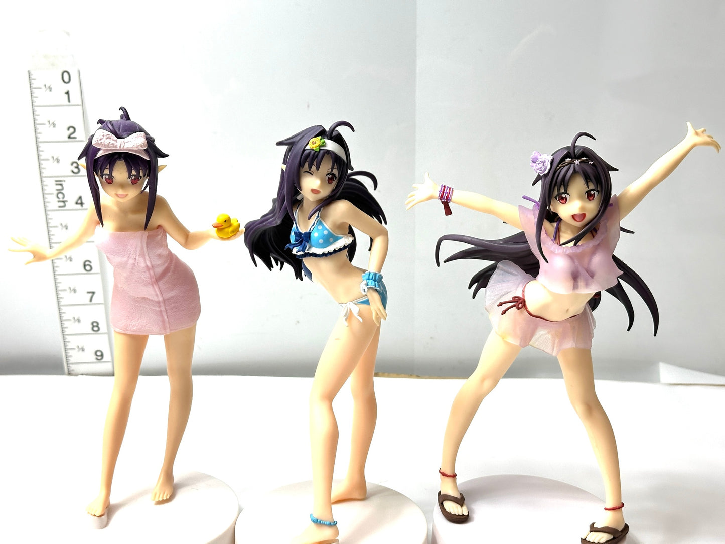 現状品 ソードアート・オンライン EXQフィギュア 湯けむりユウキ 夏色少女 ユウキ ミナモプリンセス アスナ SAO 2/11