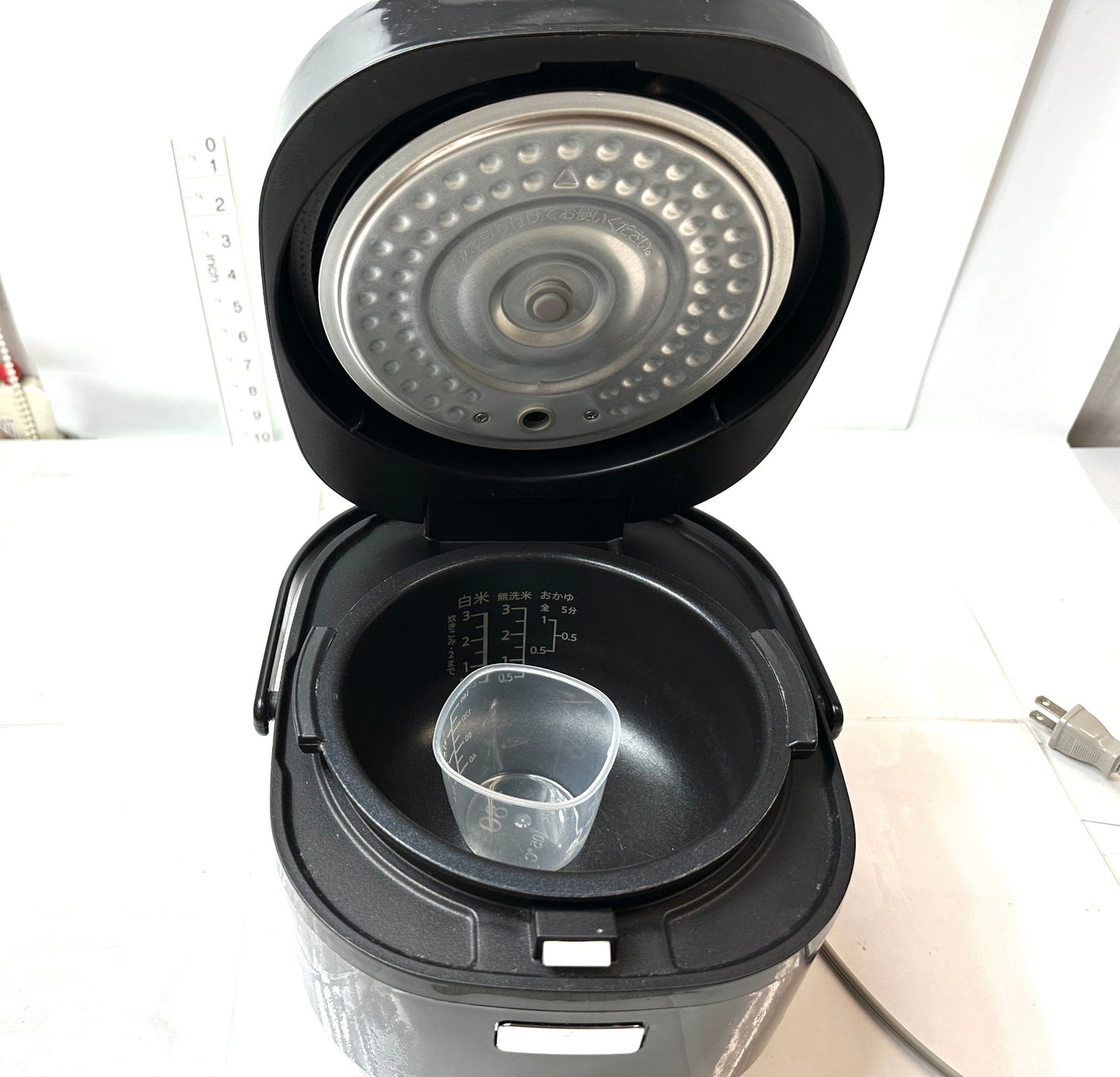 現状品 シャープ KS-CF05C-B  2021年製 3合炊き 炊飯器 ジャー ブラック 10/31