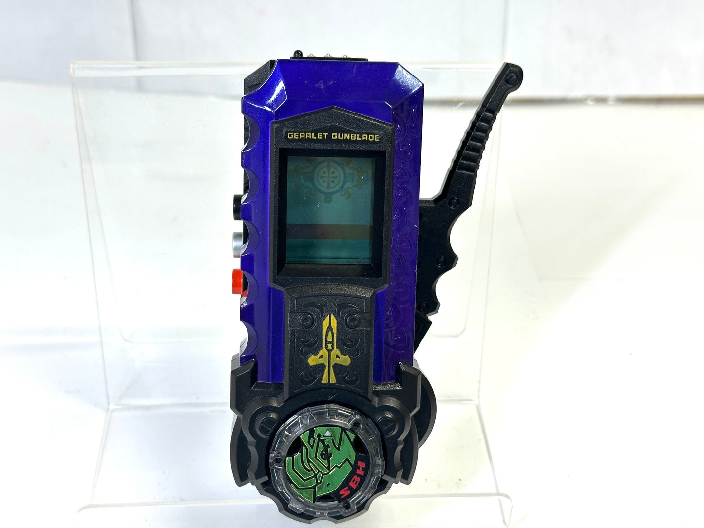 簡易動作確認済み BANDAI バンダイ 電子玩具 トレジャーガウスト ギアレットガンブレード バイオレット 6/4