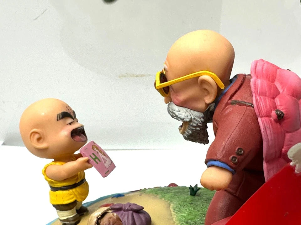 希少 レア 現状品 ドラゴンボール ジオラマフィギュア 海外限定 KAME HOUSE カメハウス 亀仙人 クリリン 悟空 Dragon ball 3/4