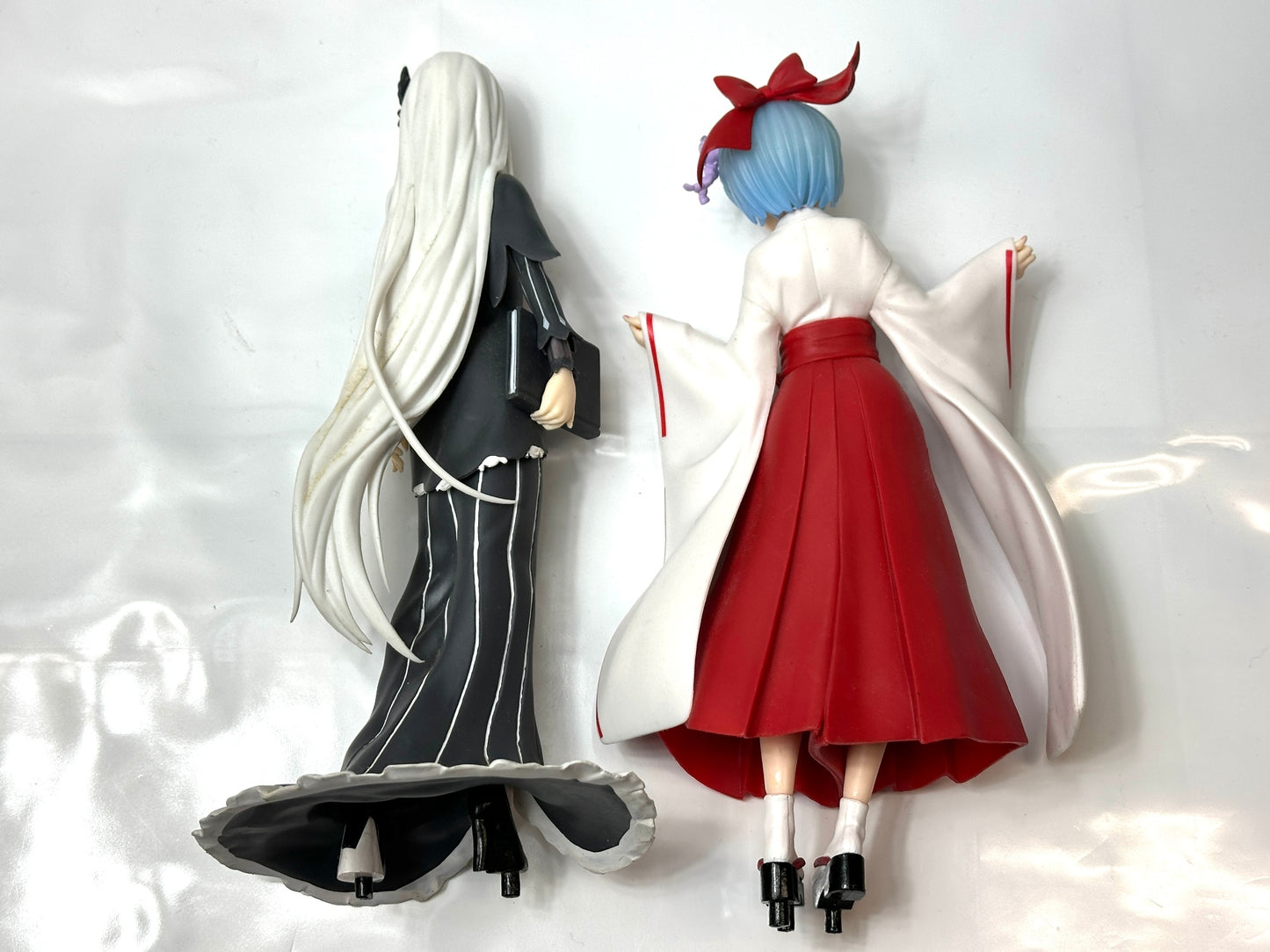 現状品 Re:ゼロから始める異世界生活 スーパープレミアムフィギュア レム 巫女 Style＆エキドナ SPM フィギュア 1/21