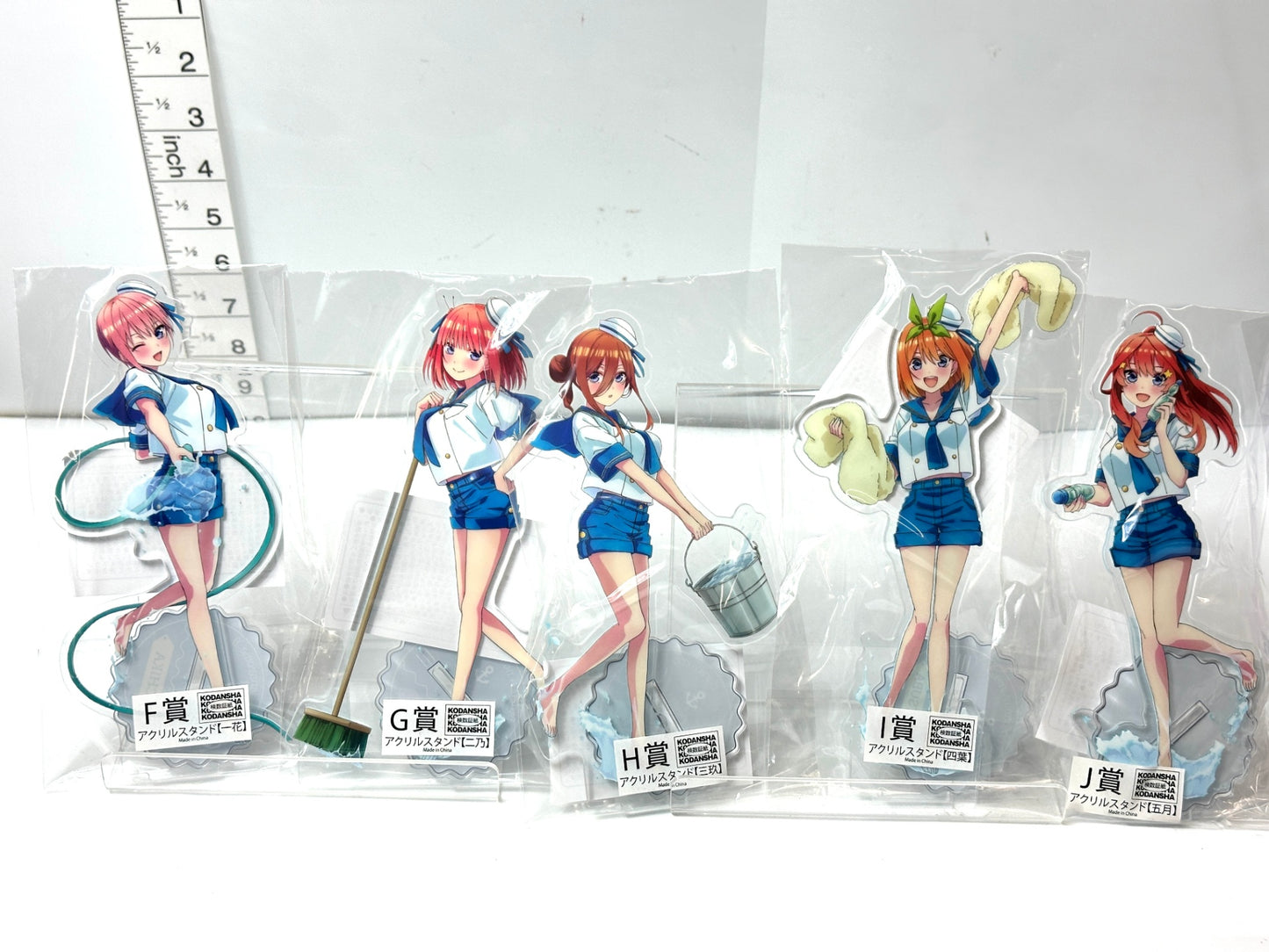 五等分の花嫁 アクリルスタンド アクスタ きゃらっとくじ スプラッシュサマー！ 全5種コンプリートセット 中野一花 二乃 三玖 四葉 五月 3/3