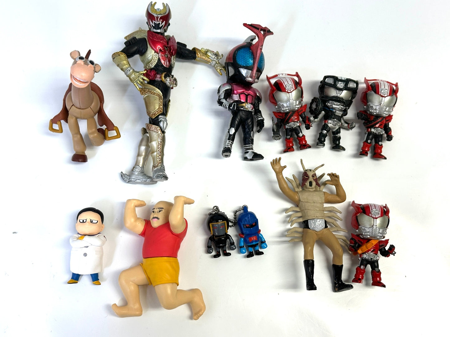 未開封含む ジャンク アニメキャラ 仮面ライダー 等 ミニフィギュア まとめセット Re:ゼロ ワンピース トイ・ストーリー おジャ魔女どれみ SPY×FAMILY 他 8/17