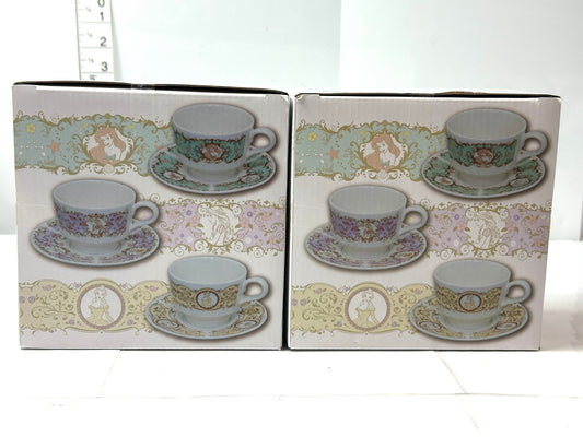 Furyu フリュー ディズニープリンセス ロイヤルティータイム カップ＆ソーサー ラプンツェル/ベル 2個セット