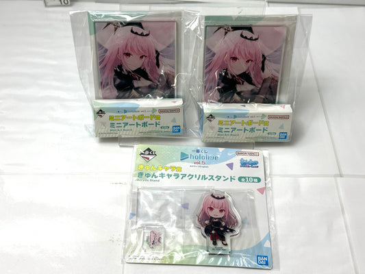 一番くじ hololive ホロライブ 森カリオペ ミニアートボード  アクリルスタンド まとめセット 9/5