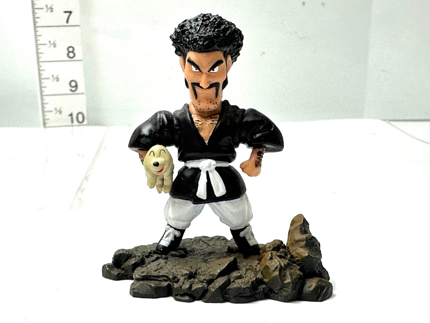 現状品 BANDAI ドラゴンボールコレクション Vol.3 ミスター・サタン/べえ（犬）フィギュア 11/20