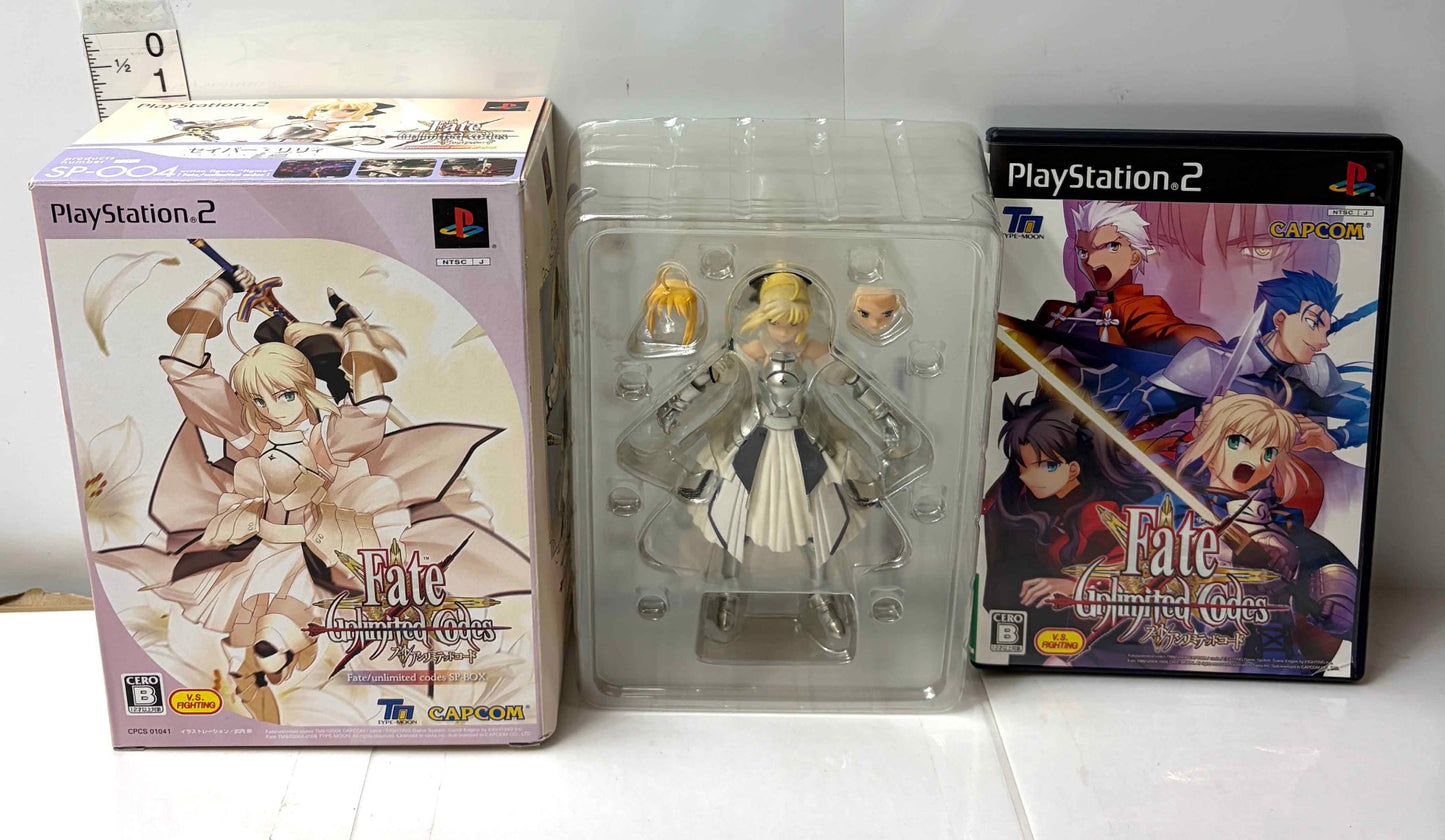 PS2 フェイト/アンリミテッドコード SP-BOX 【figma セイバー・リリィ同梱】 Fate/unlimited codes 限定版