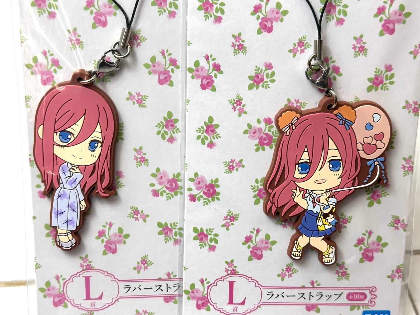 一番くじ 映画 五等分の花嫁 夢のひととき L賞 ラバーストラップ 全10種コンプリートセットきゅんキャラ 中野一花/二乃/三玖/四葉/五月 12/4