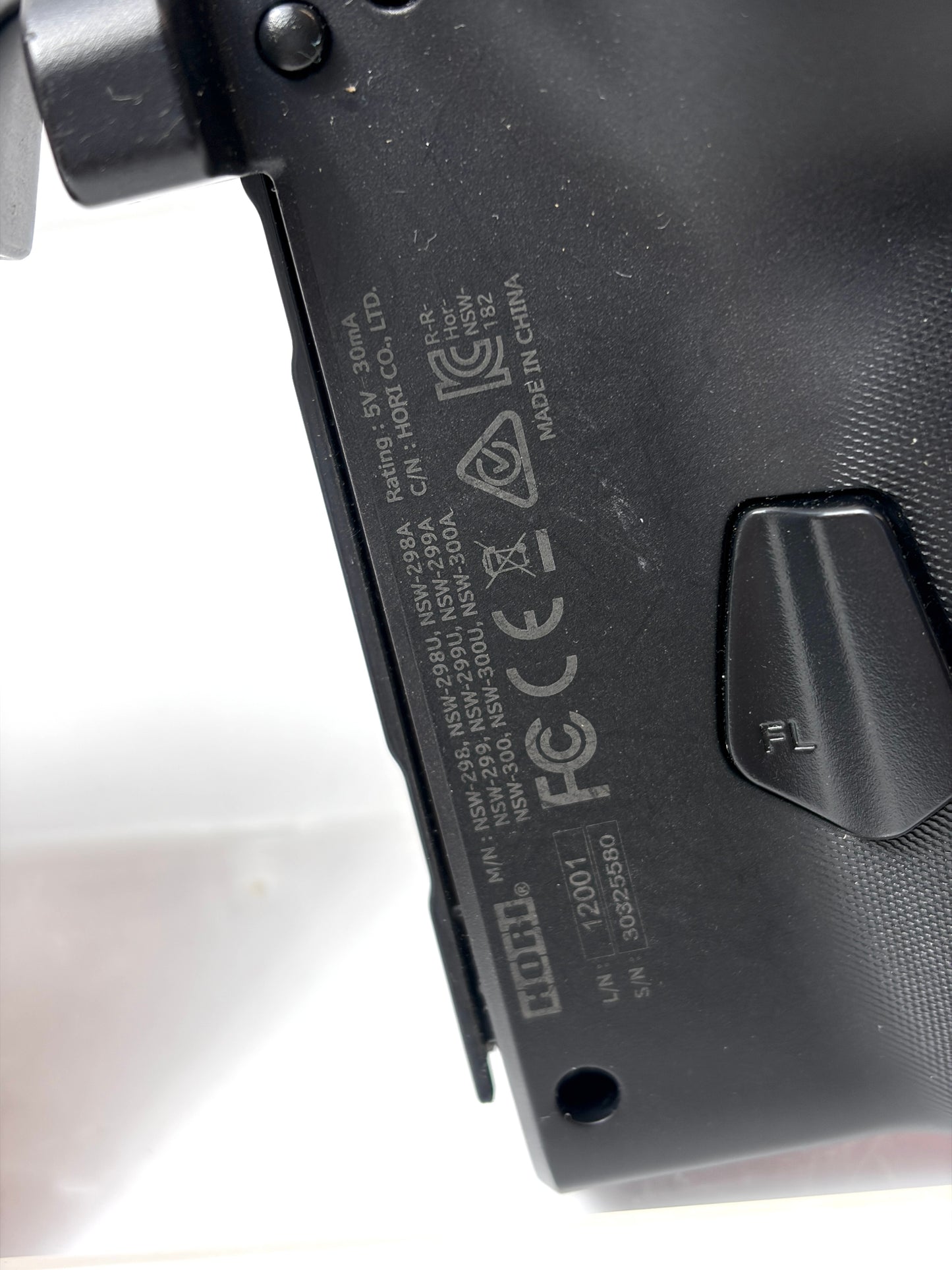 HORI 任天堂 Switch用 グリップコントローラー (L/R) レッド ターボ機能付き　NSW-298
