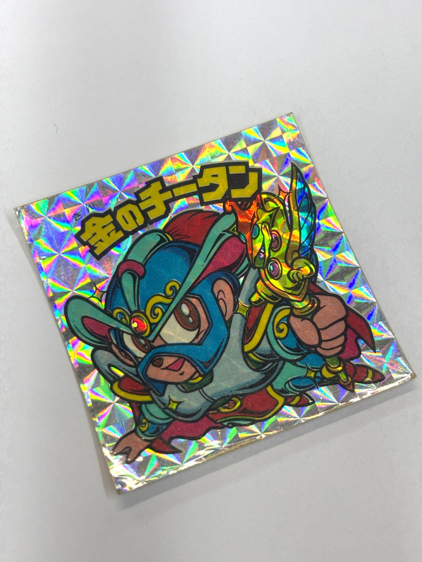 ビックリマンシール 悪魔VS天使シール　金のチータン