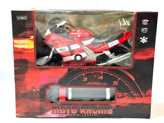 MOTO RACING Radio control バイク オートバイ ラジコン MOTORACING 1/10 赤 R/C 10/31
