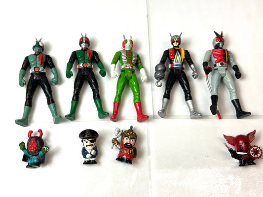 仮面ライダー MASKED RIDER アクションフィギュア 5体セット 1/2号 V3 ライダーマン X 10/14