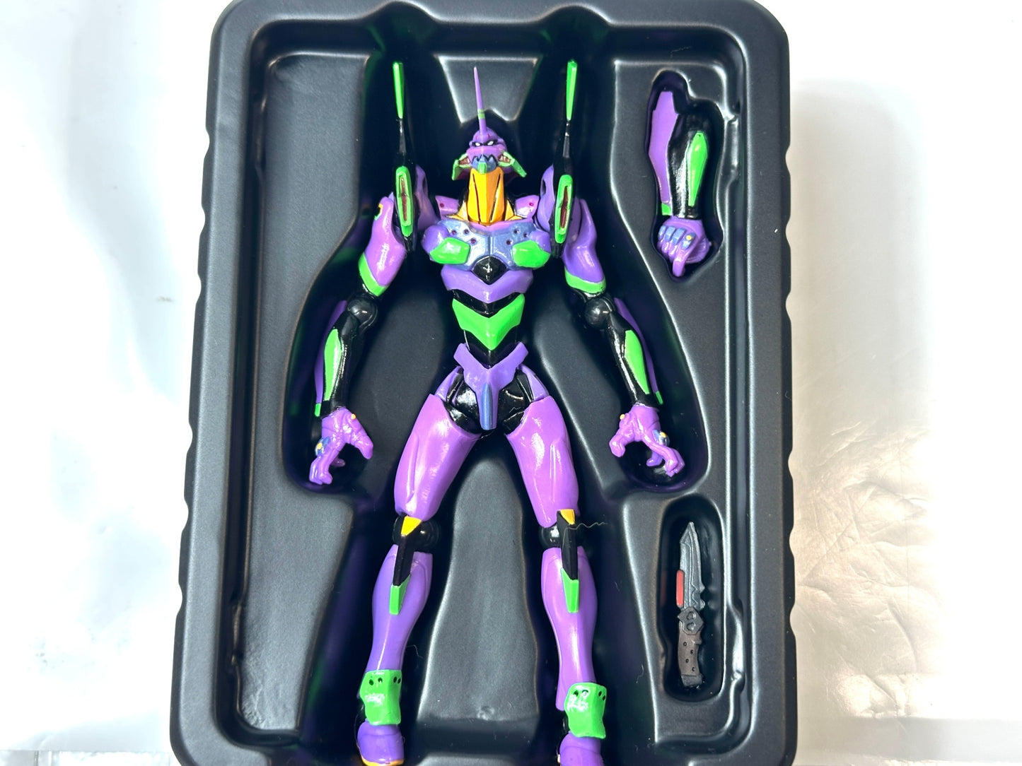 現状品 海洋堂 リボルテック ミニチュア シリーズ エヴァンゲリオン初号機 新劇場版 アクションフィギュア 4/22