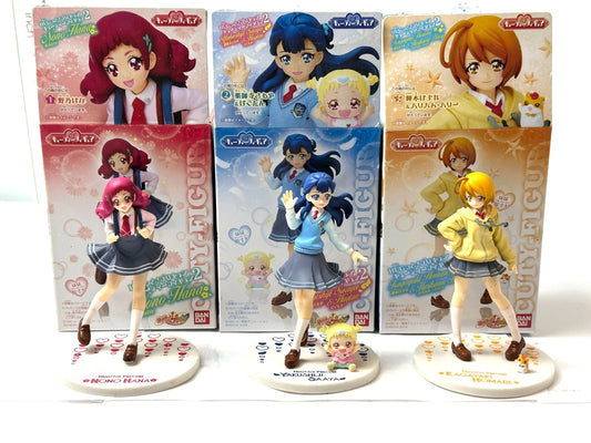 現状品 HUGっと！プリキュア キューティーフィギュア2 SpecialSet 野乃はな 薬師寺さあや＆はぐたん 輝木ほまれ＆ハリー 3個セット 3/6