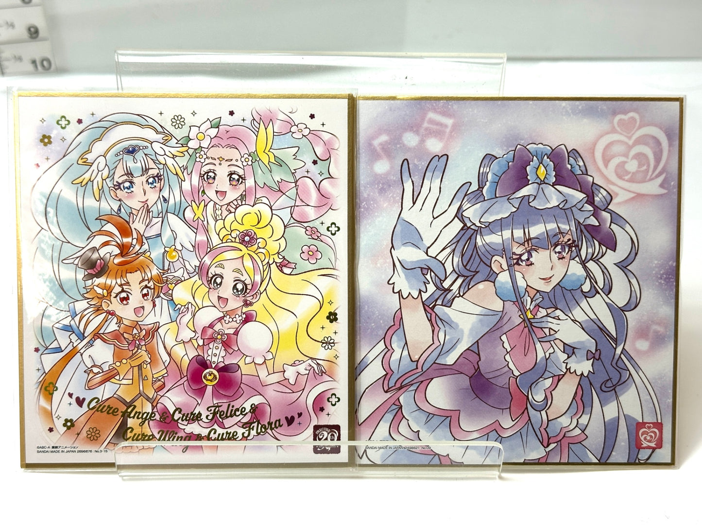 バンダイ プリキュア色紙ART 11枚セット ひろがるスカイ！プリキュア キュアミント＆キュアアクア 20周年special 2 No.01 他 3/25