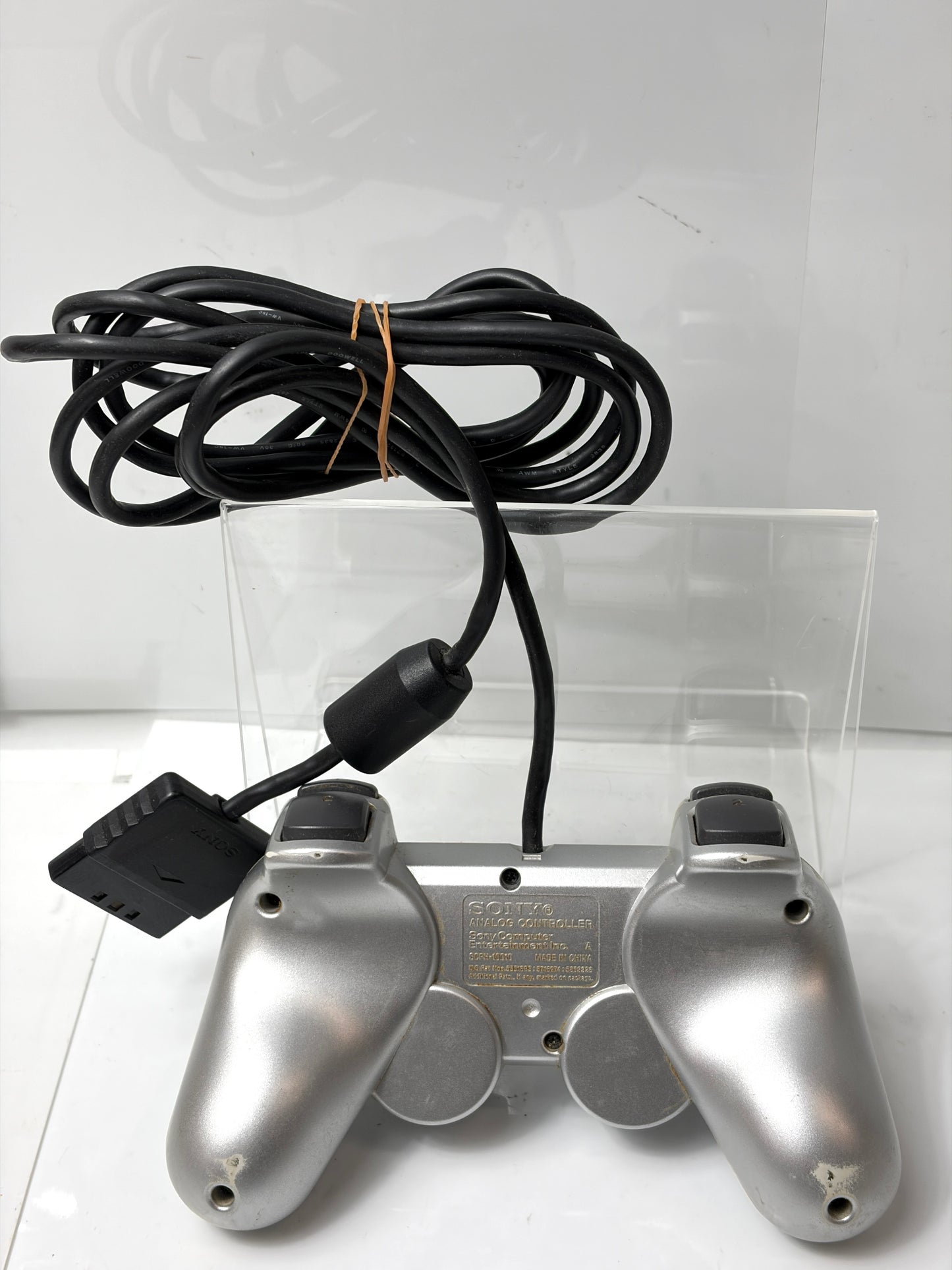 SONY 純正 PS2 コントローラー デュアルショック2 サテン・シルバー DUALSHOCK2 SCPH-10010