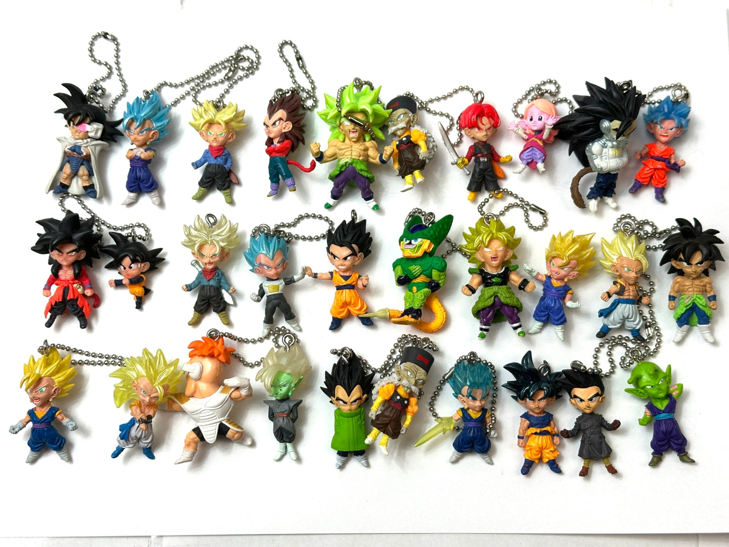 現状品 ドラゴンボール キーチェーンフィギュア ミニフィギュア キーホルダー 大量 219個セット 11/20
