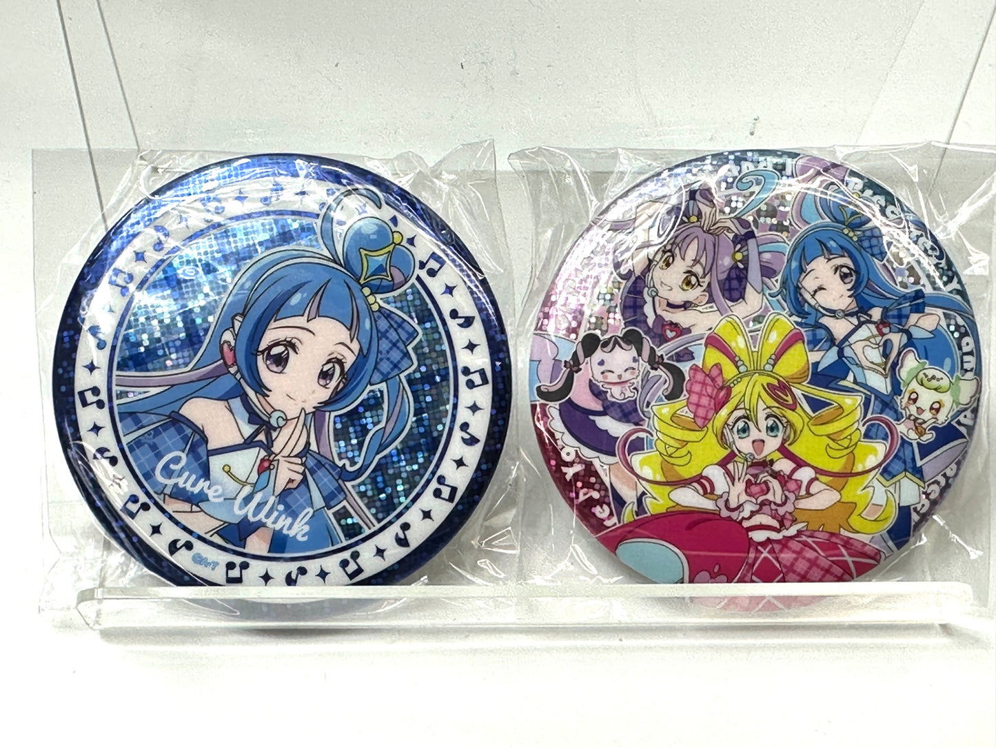 キミとアイドルプリキュア♪ ビッグホログラム缶バッジ 6個セット 1/12