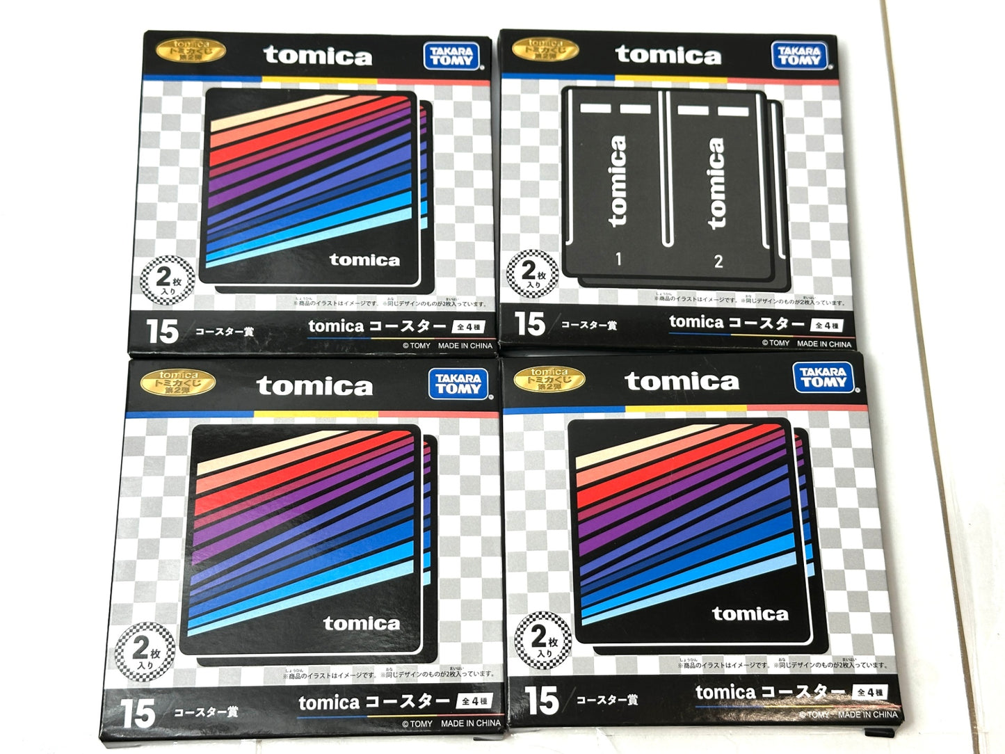 トミカくじ タンブラー コースター ハンドタオル メモ帳 まとめセット 12/19