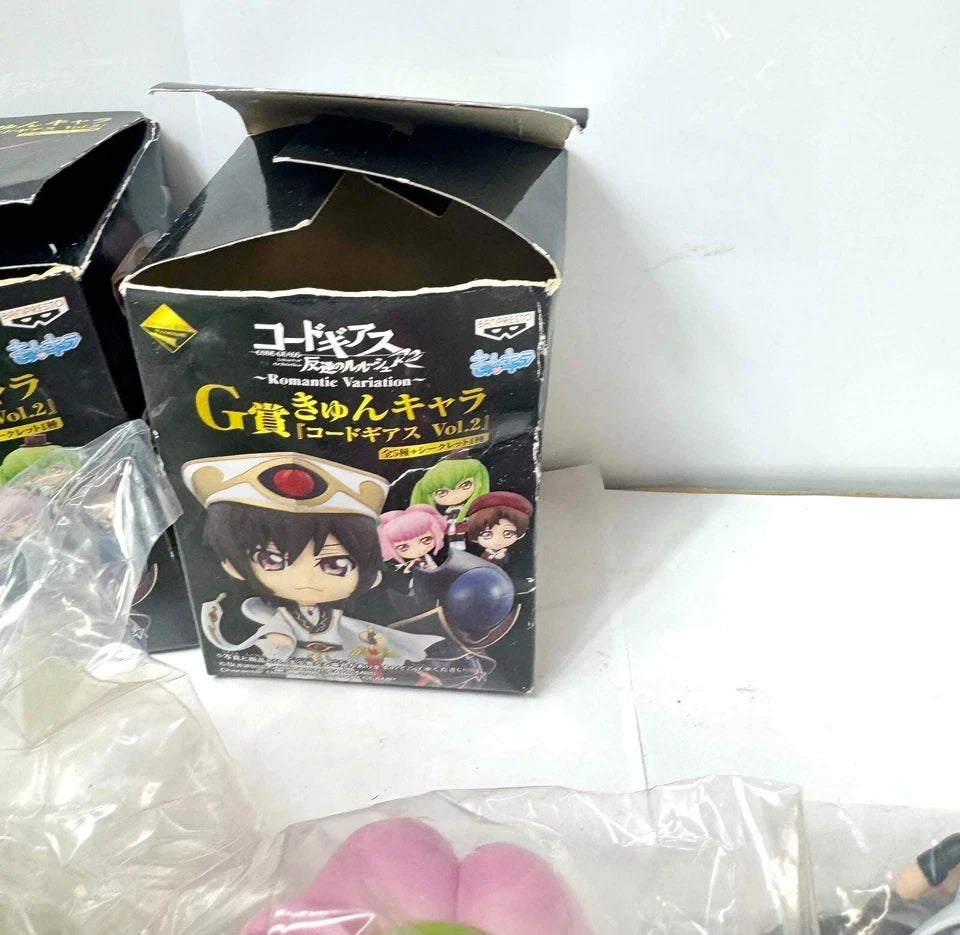 内装未開封品 一番くじプレミアム コードギアス 反逆のルルーシュVol.2 G賞 きゅんキャラ C.C. アーニャ 2体セット フィギュア 4/24