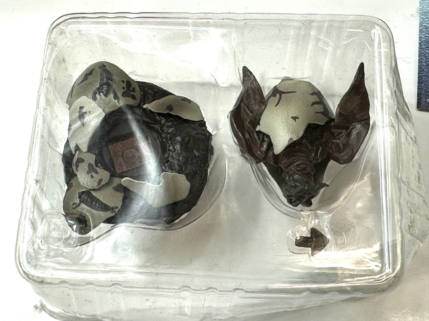 ゴジラ ガメラ 怪獣 ミニフィギュア 4個セット 虹男 ラドンの幼生（雛）フランケンシュタイン X星人 クリアーVer. 3/25