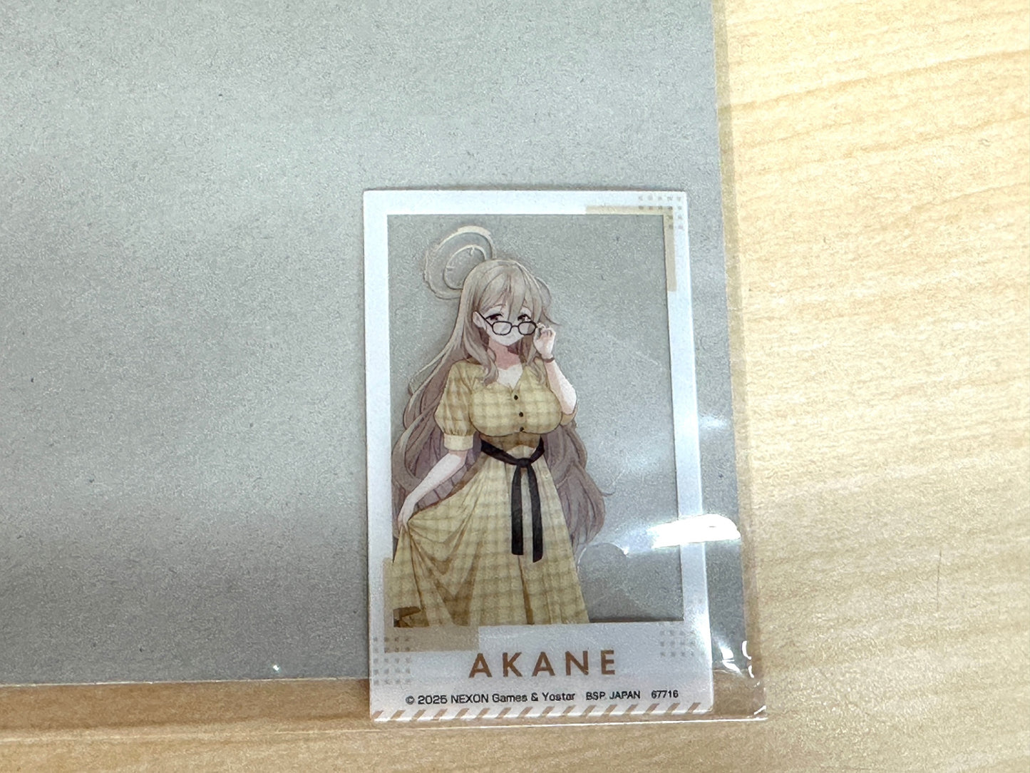 一番くじ ブルーアーカイブ Vol.2 K賞 クリアポスター＆クリアカード 2種セット BANDAI 8/29