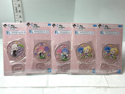 Re:ゼロから始める異世界生活 ～夢見し未来の物語～ F賞 アクリルスタンド D 5個セット アクスタ 11/13