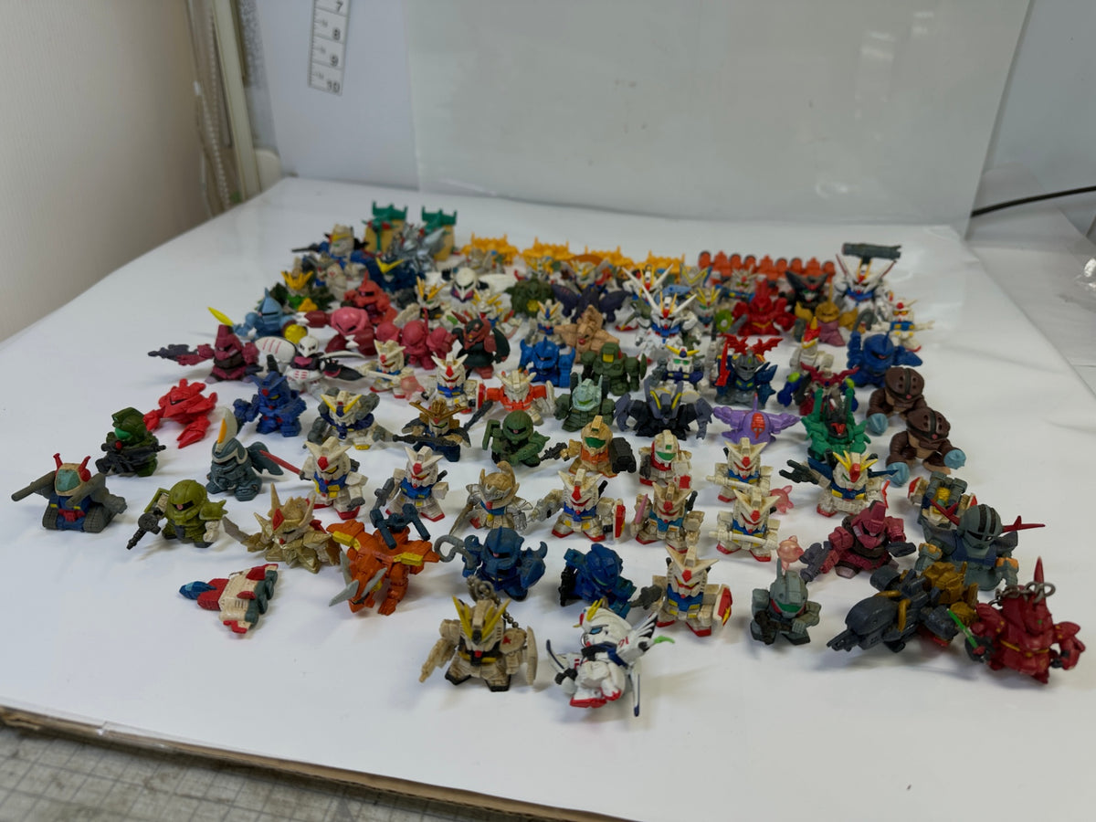 ジャンク SDガンダム フルカラー フィギュア キーホルダー ミニフィギュア 93個 まとめセット カプセルトイ ガチャ 10/9