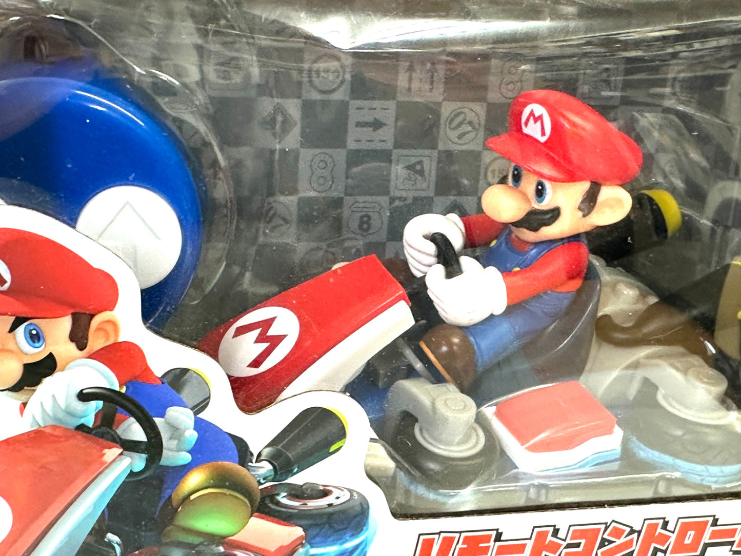 ムラオカ リモートコントロールカー マリオカート マリオ＆ヨッシー 2個セット 有線式 ミニラジコン 8/13