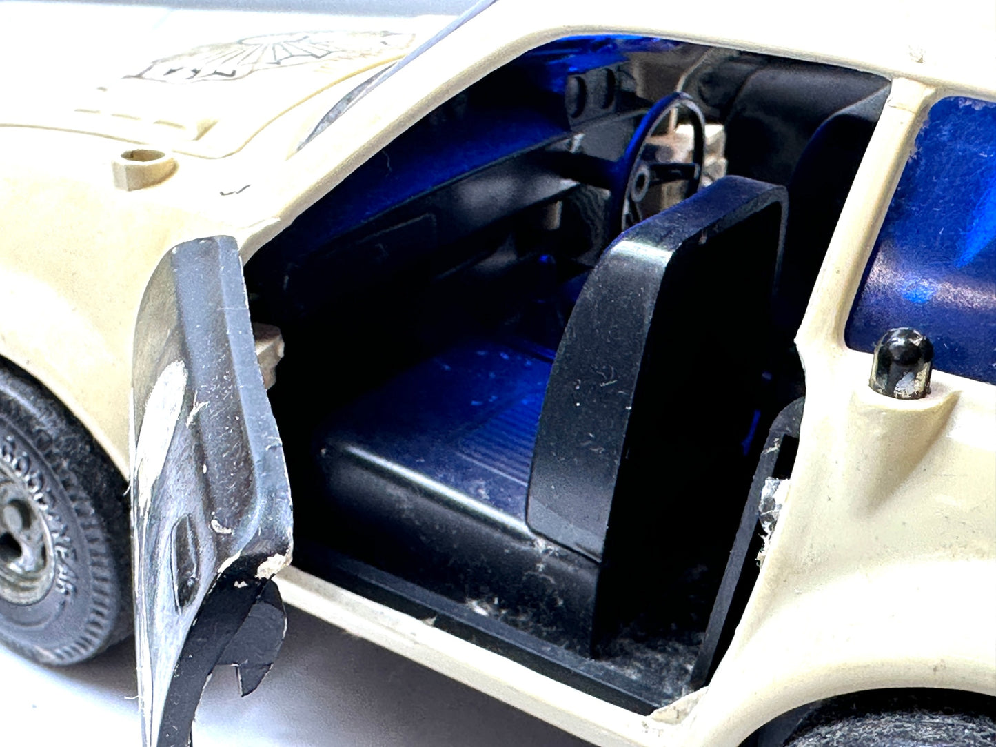 現状品 米澤玩具 ヨネザワトイズ ホンダ シビック パトカー ミニカー 左右ドアとリアハッチはワンタッチでオープンします 全長約 20cm 12/26