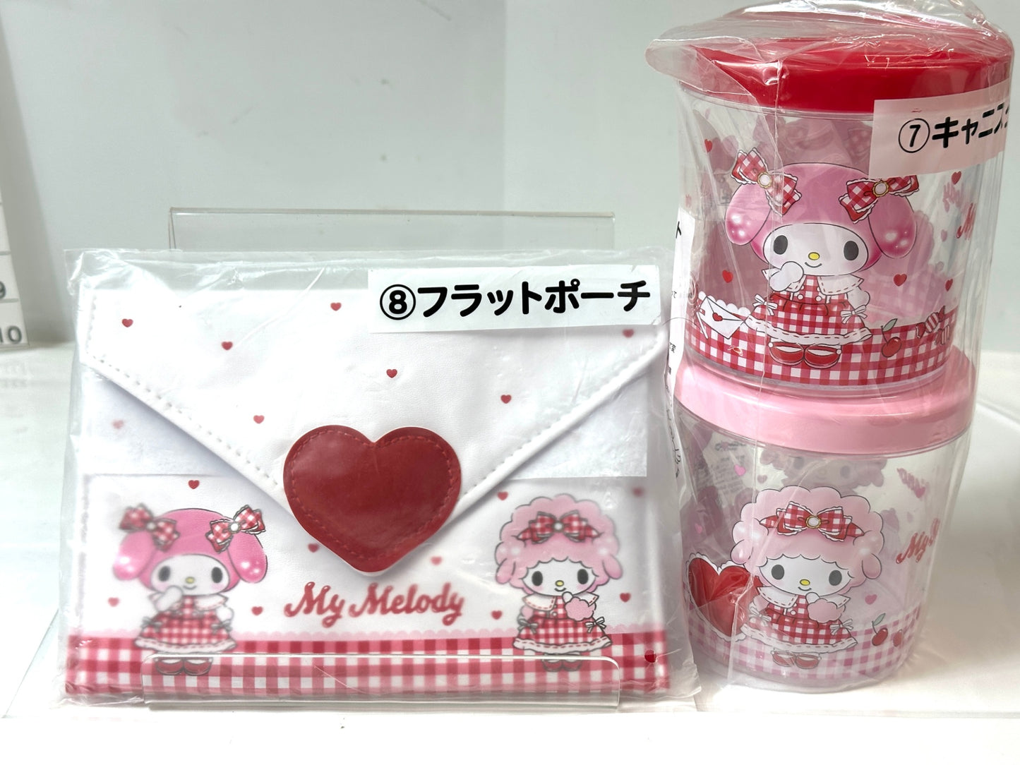 サンリオ マイメロディ マイスウィートピアノ 当りくじ まとめセット ランチトート キャニスターセット フラットポーチ リボンチャーム マイメロ 10/8