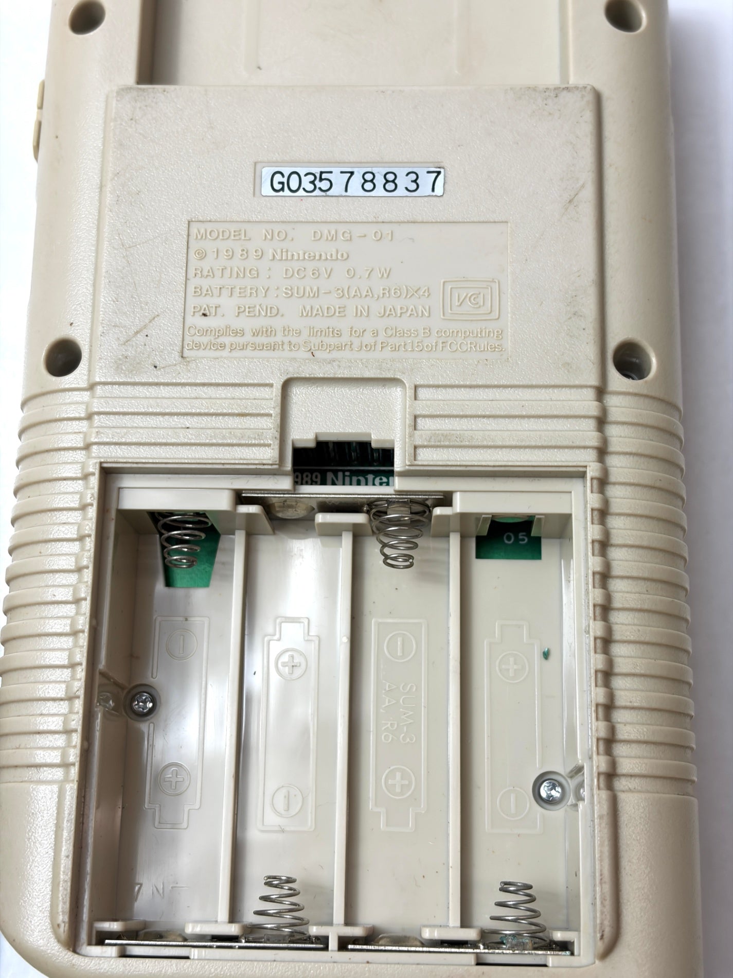 任天堂 初代 ゲームボーイ 本体 DMG-01 グレー Nintendo Game Boy Original