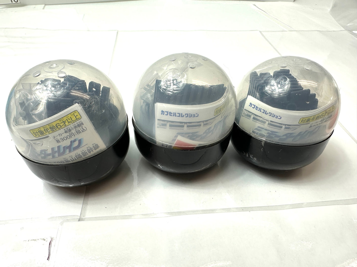 新品・中古・混在 ミニモータートレイン＆カプセルプラレール まとめセット 車両 レール 支柱 ガシャポン 8/26