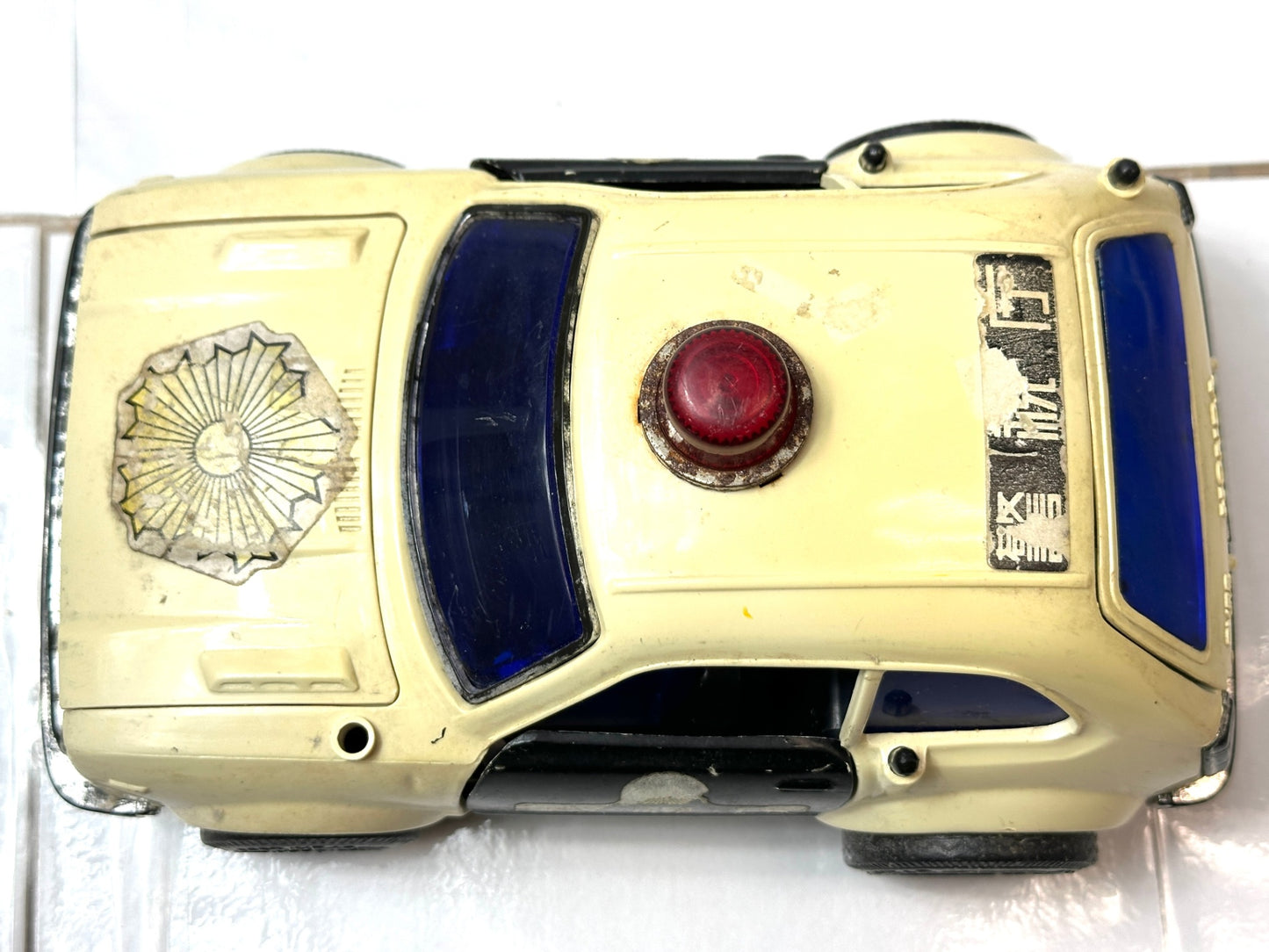 現状品 米澤玩具 ヨネザワトイズ ホンダ シビック パトカー ミニカー 左右ドアとリアハッチはワンタッチでオープンします 全長約 20cm 12/26