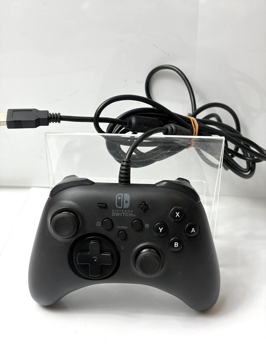 HORI ホリパッド for Nintendo Switch ブラック NSW-001 コントローラー 有線 ライセンス商品