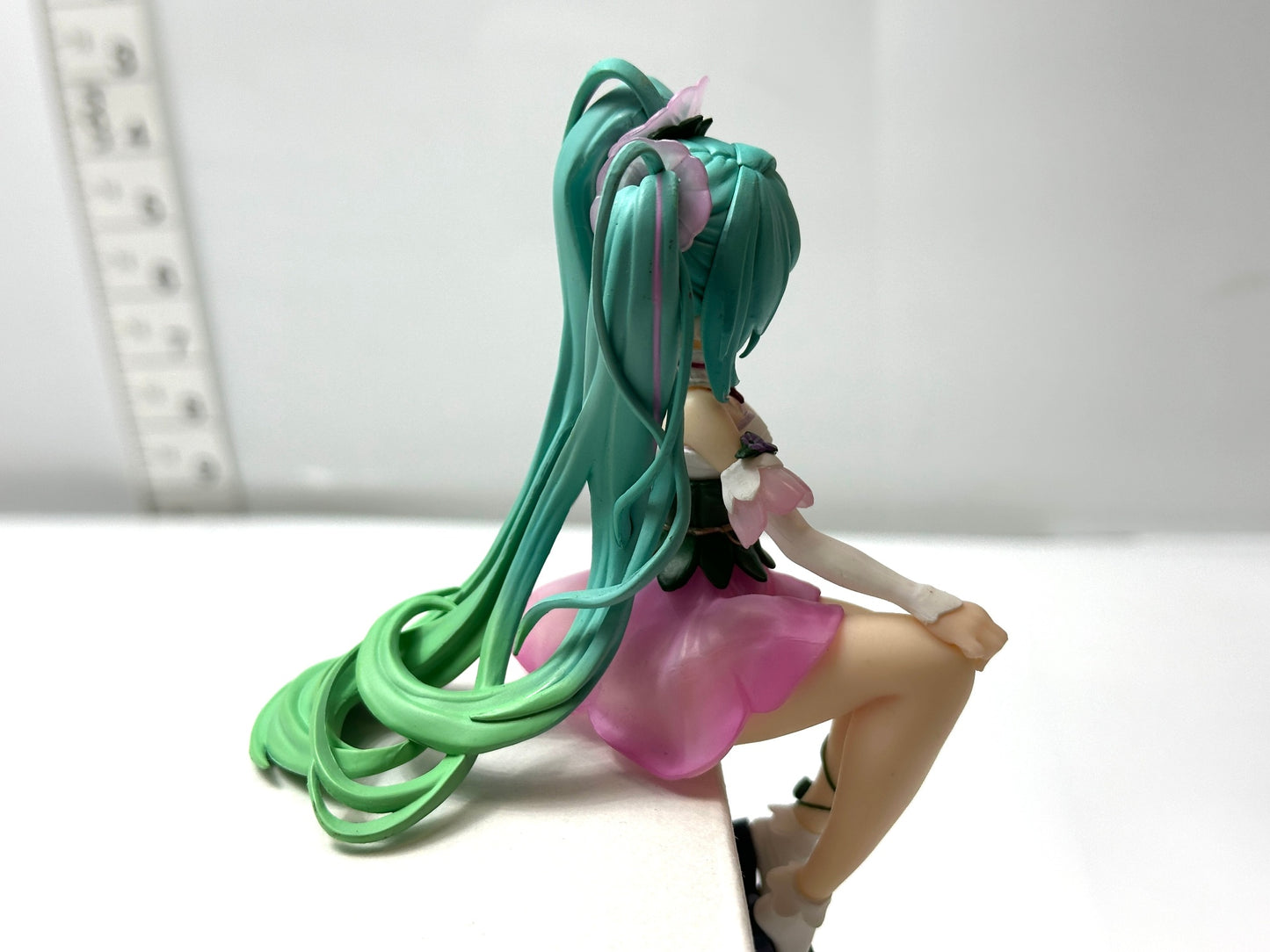 現状品 フリュー 初音ミク ぬーどるストッパーフィギュア Flower Fairy 朝顔 ピンクver. 1/9