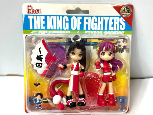 未開封品 GSIクレオス ピンキーストリート Pキャラ KOF 不知火舞＆麻宮アテナ フィギュアセット 外装傷みあり 4/16