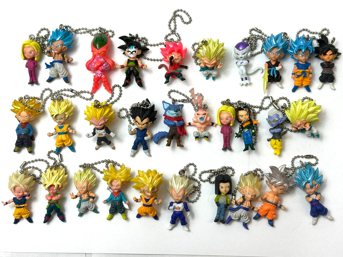 現状品 ドラゴンボール キーチェーンフィギュア ミニフィギュア キーホルダー 大量 219個セット 11/20