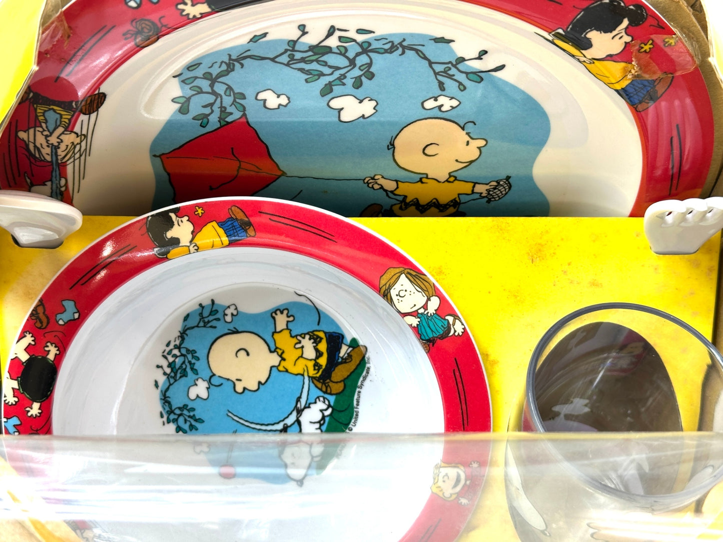 外装不良 一部汚れあり スヌーピー＆フレンズ 食器 ５点セット 10/17