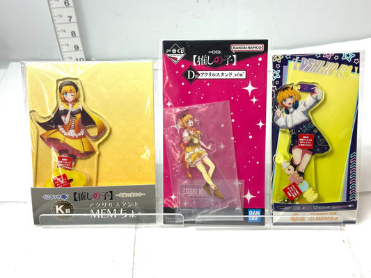 推しの子 MEMちょ アクリルスタンド アクスタ 3点セット くじラック 一番くじ DMMくじ 11/18