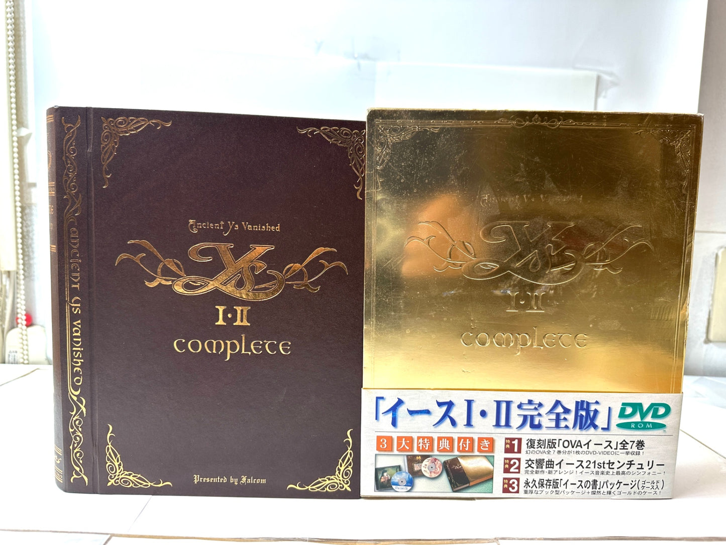 現状品 PCゲームソフト イース1・2完全版 イース6 ナピシュテムの匣 日本ファルコム アクションRPG Windows DVD-ROM 12/4