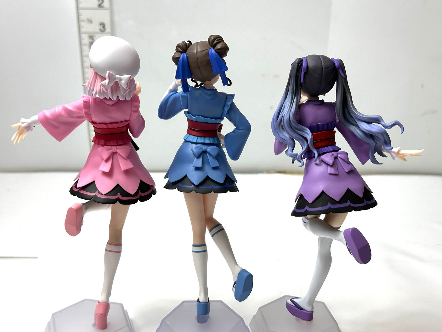 現状品  前橋ウィッチーズ Desktop×Decorate Collections 赤城ユイナ 新里アズ 上泉マイフィギュア3個セット 3/16