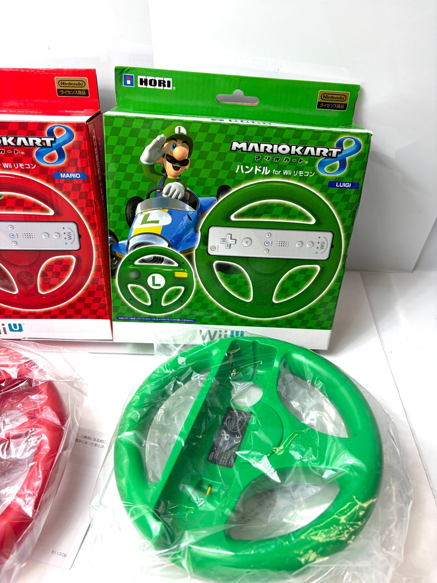 HORI マリオカート8 ハンドル for Wiiリモコン マリオ & ルイージ セット