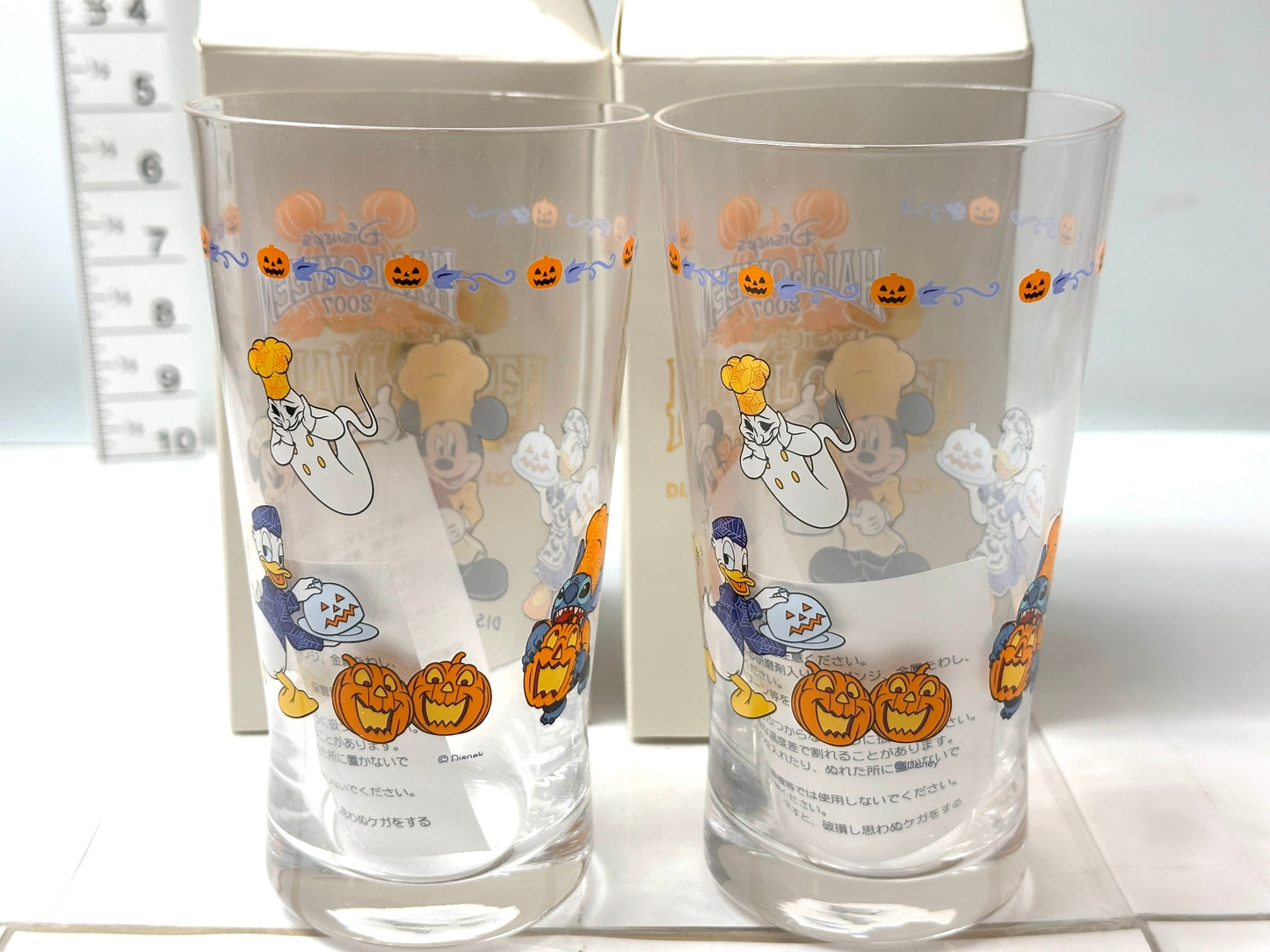 開封済み・未使用品 東京ディズニーリゾート ホテルミラコスタ グラスまとめセットミッキーマウス 25周年 ハロウィン ディズニー・ア・ラ・カルト2007 12/23