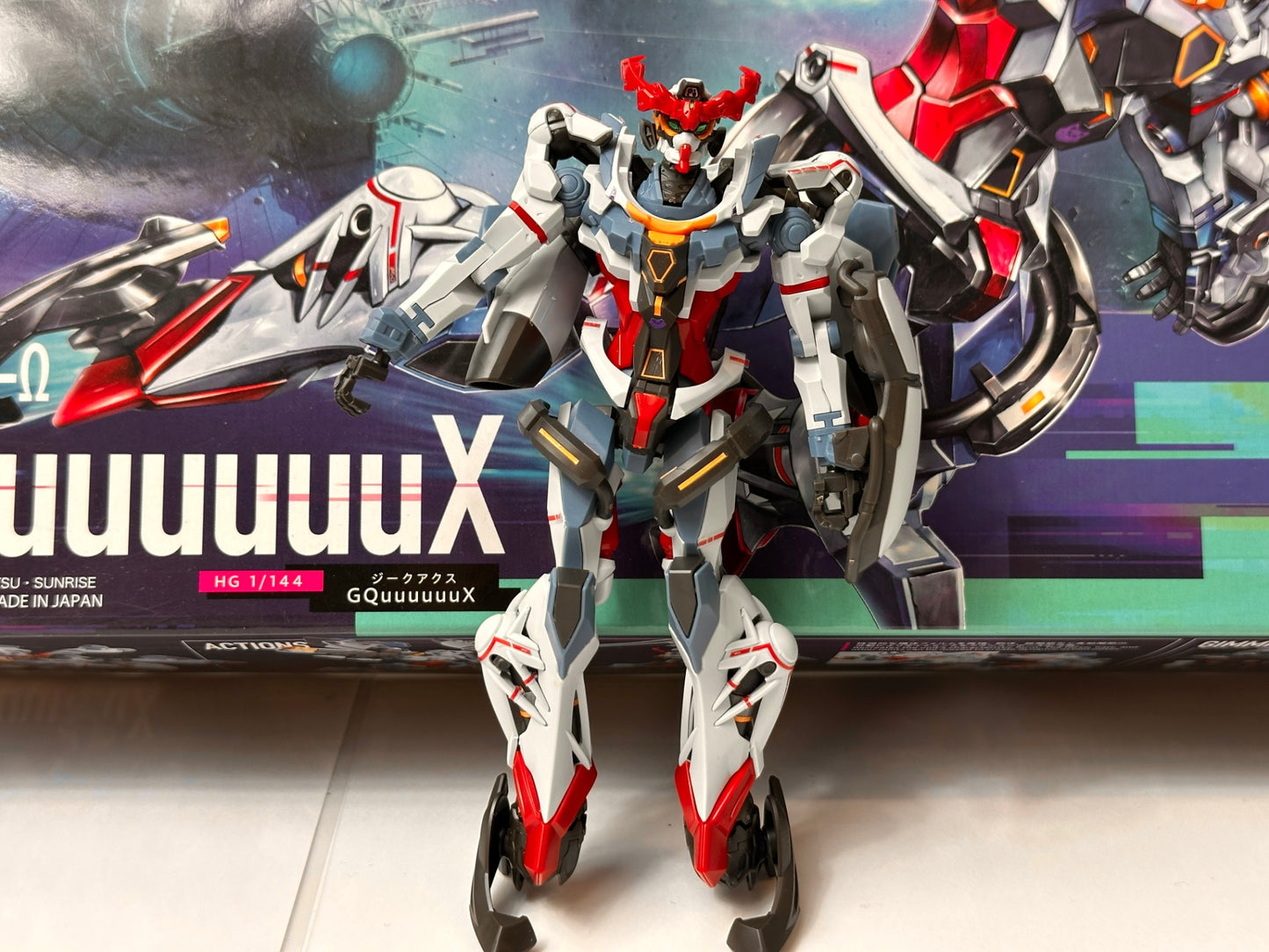 現状品 HG 1/144 GQuuuuuuX ジークアクス ガンプラ 機動戦士ガンダム プラモデル バンダイ 11/12