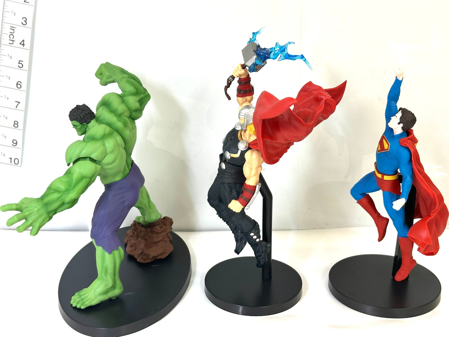 現状品 アメコミ マーベル MARVEL ACT/CUT 他 フィギュア まとめセット ハルク ソー スーパーマン ジョーカー ブラックパンサー スパイダーマン スパイダーグウェン 6/10