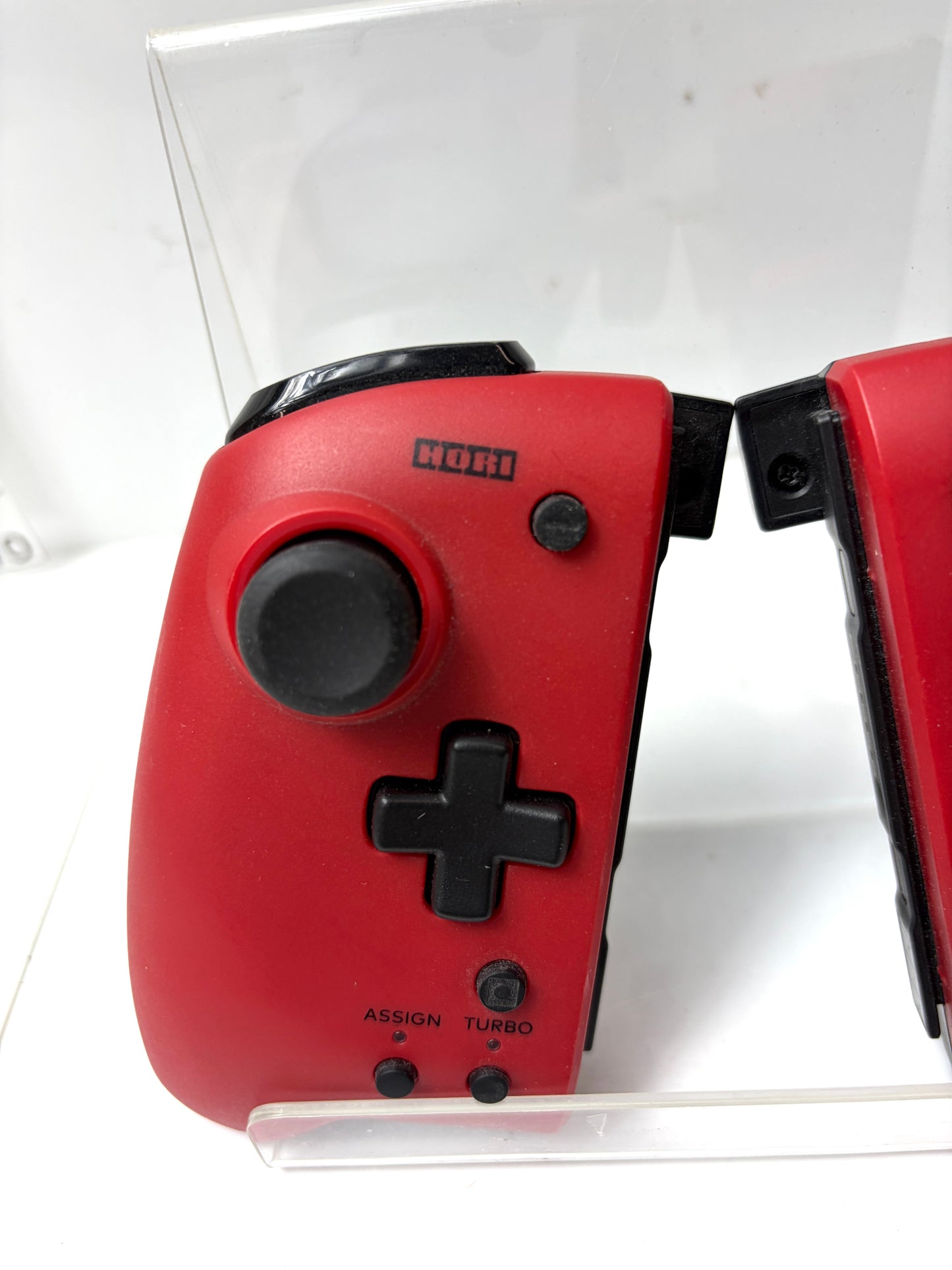 HORI 任天堂 Switch用 グリップコントローラー (L/R) レッド ターボ機能付き　NSW-298