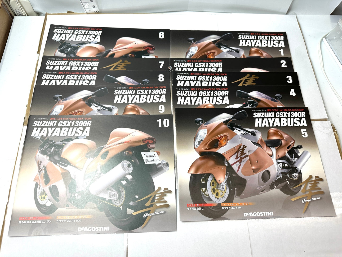 デアゴスティーニ 週刊 スズキ HAYABUSA GSX133R 隼 ハヤブサ 小冊子のみ1 〜80(76抜け)79冊セット パンフレット カタログ 12/3
