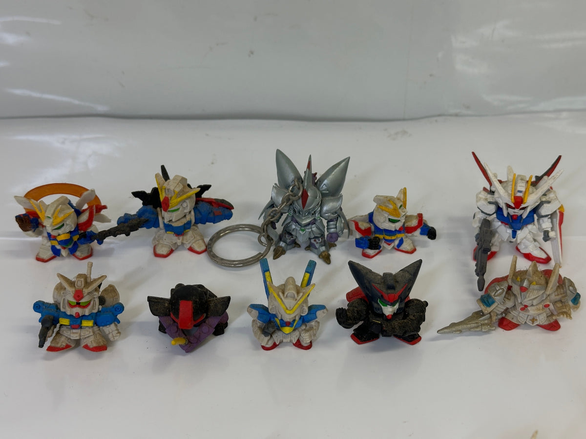 ジャンク SDガンダム フルカラー フィギュア キーホルダー ミニフィギュア 93個 まとめセット カプセルトイ ガチャ 10/9