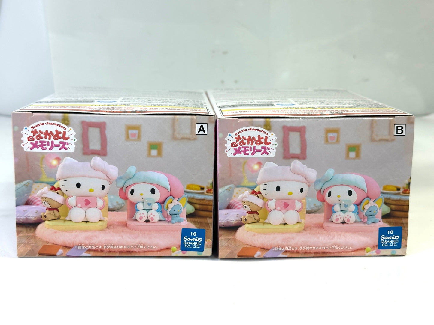 バンプレスト サンリオキャラクターズ なかよしメモリーズ おうちでリラックスタイム～ハローキティ＆マイメロディ～ 全2種 フィギュア 7/13